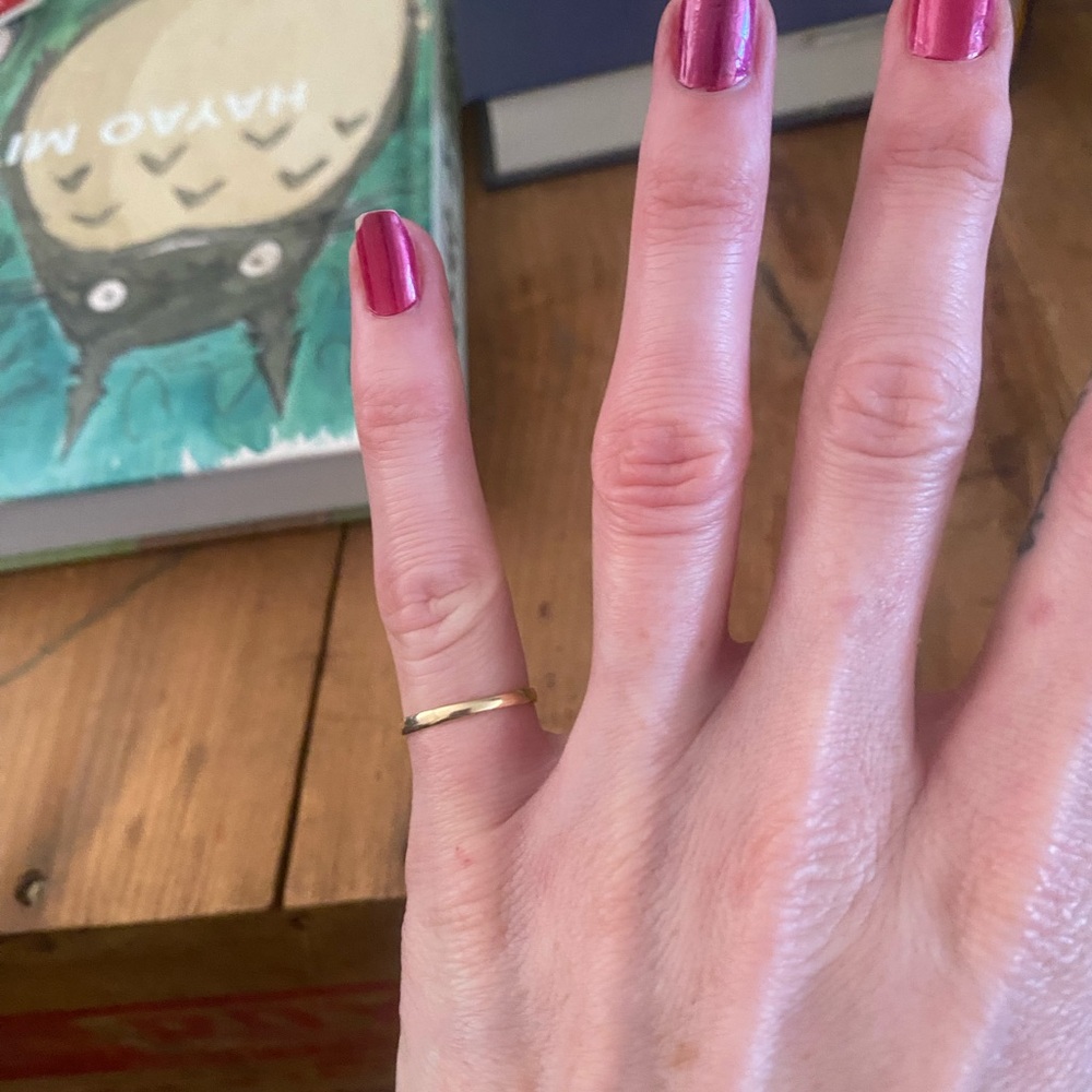 14k vintage Gold wedding band